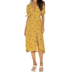 FAITHFULL THE BRAND BILLIE MIDI DRESS IN DOLORES FLORAL SIZE Medium 6‎